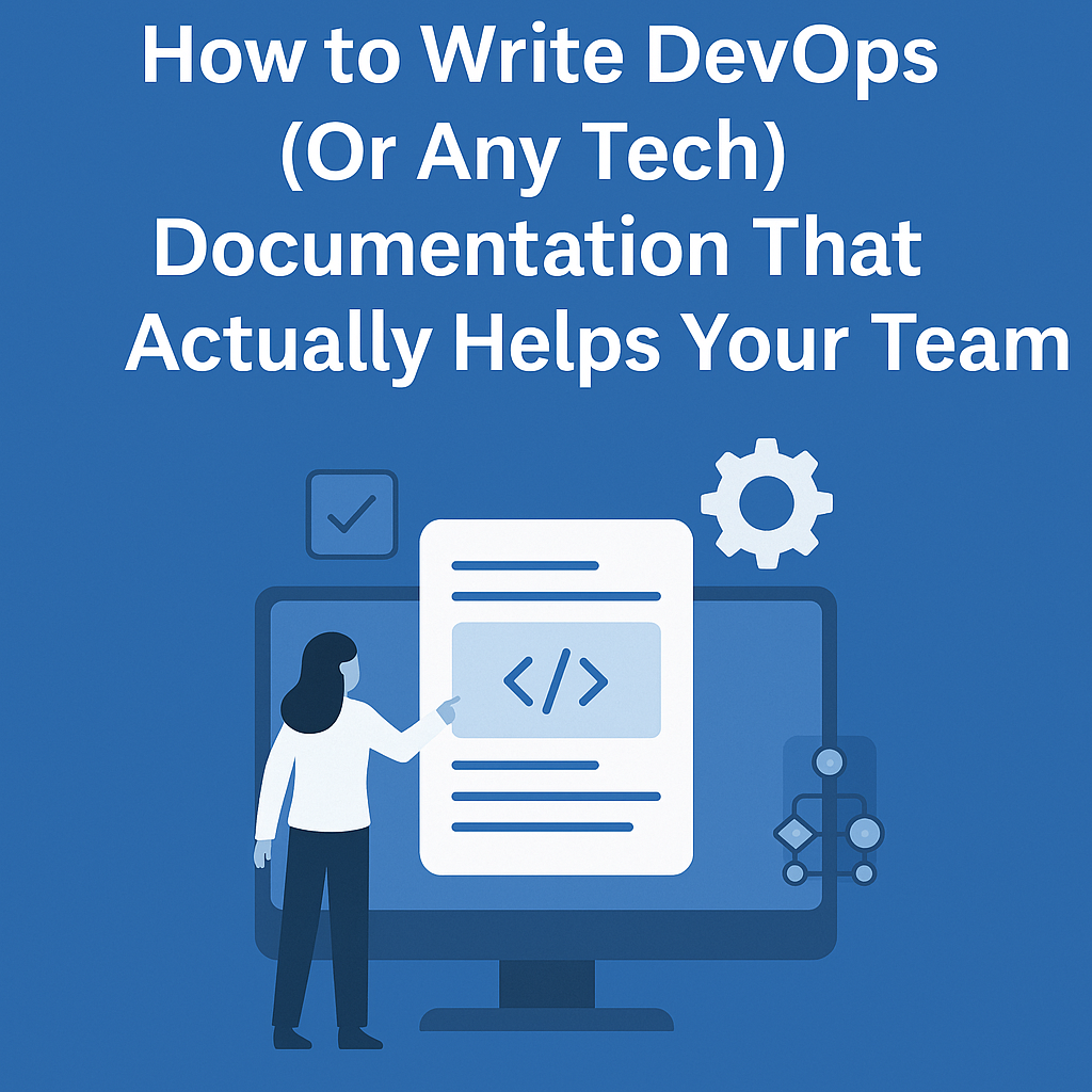 How to Write DevOps (Or Any Tech) Documentation That Actually Helps Your Team